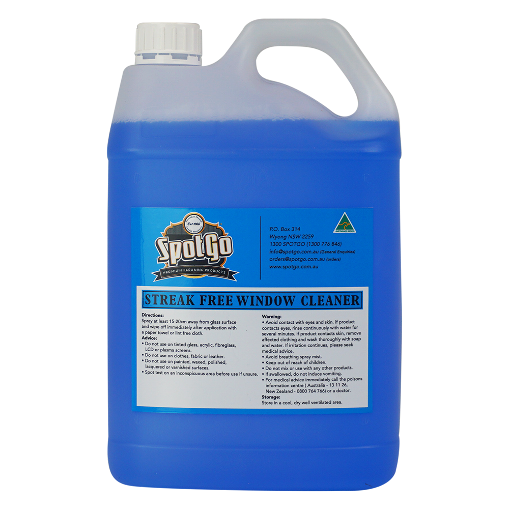 Spot Go Streak Free Glass Cleaner 5L