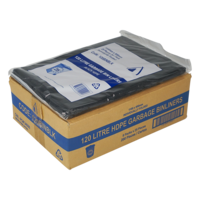  bin liner 120lt black HDPE