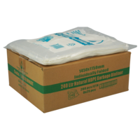 TAILORED 240L Bin Liners - Natural x200
