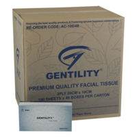 GENTILITY Facial Tissue 100 Sheets 2ply x48