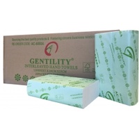 GENTILITY Hand Towel Green 120s 1ply 19cm x 25cm