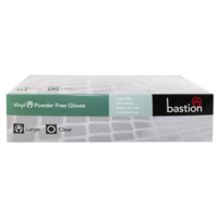 BASTION - Gloves Powder Free Vinyl Clear - Large