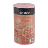 Bastion Regular Duty Wipes 65m - Red