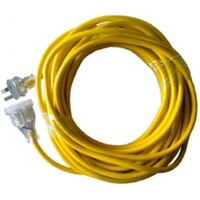 CLEANSTAR Extension Lead Cable - Yellow 25m 10amp H