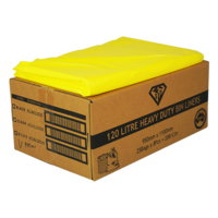 Bin liners yellow 120ltr