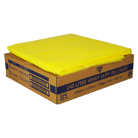 Bin liners yellow 240ltr