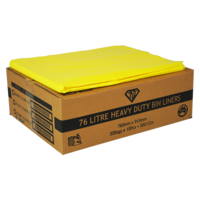 Bin liners yellow 76ltr