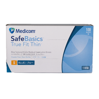 Medicom Blue Nitrile Powder Free Gloves - S 1000/Carton