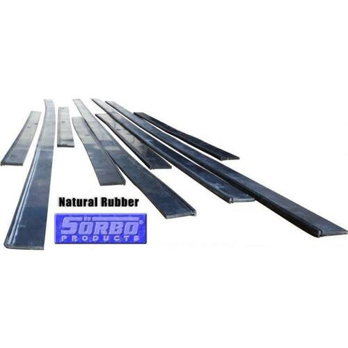SORBO 8"/ 200mm 2 Sided Replacement US Made Squeegee Rubber Blade x 5