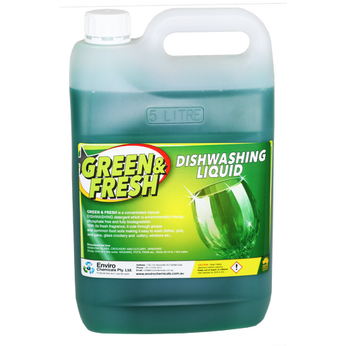 ENVIRO Green & Fresh Dishwashing Liquid - 5L