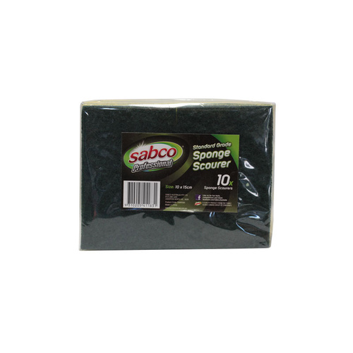 SABCO Sponge Scourers 10PK