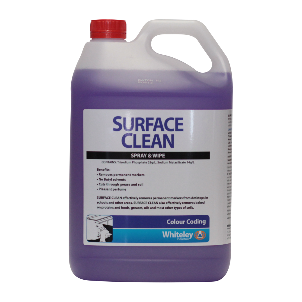 Whiteley Surface Clean 5L Spray &amp; wipe | Erina Warehouse