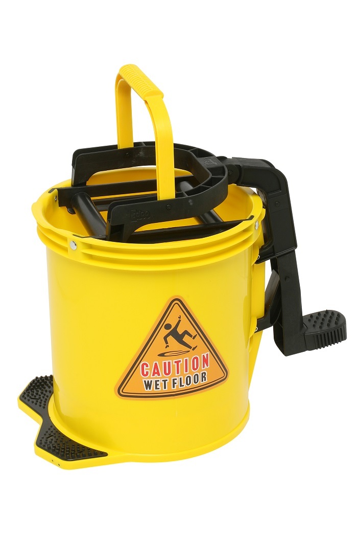 29QT 16L  Yellow Mop Wringer Bucket  NEW 