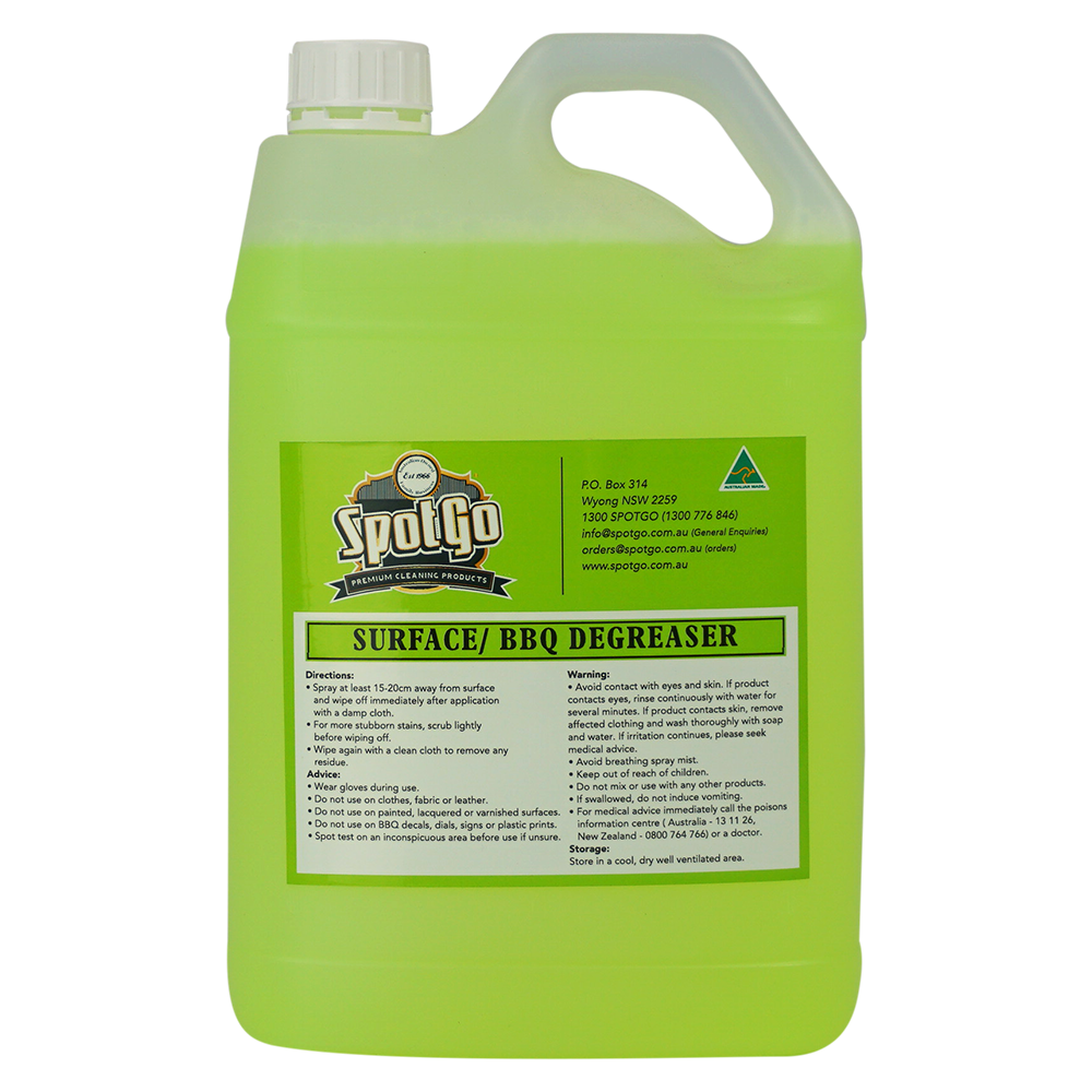 Spot Go Surface BBQ Degreaser 5L