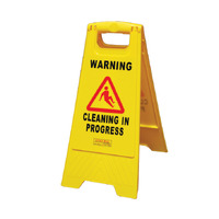 EDCO Cleaning in Progress Sign