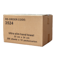 PAPETERIE Interleaved Hand Towels - 23cm x 24cm | 12 x 200 Sheet | 2400 Sheets