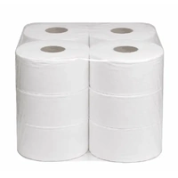 A&C Toilet Paper x 12 Mini Jumbo Rolls 2 ply 200m