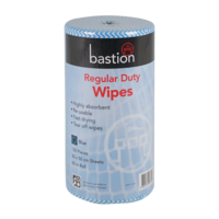 Bastion Regular Duty Wipes 65m - Blue