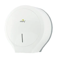 Dolphy Classic Jumbo Toilet Paper Roll Dispenser - White