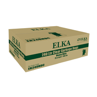 ELKA 240L Heavy Duty Bin Liners - Clear 100/Box