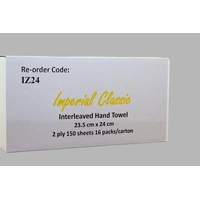 ULTRA SLIM Interleaved Hand Towels - 23cm x 24cm | 12 x 200 Sheet | 2400 Sheets