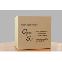 Clean&Soft Toilet Paper - 48 Rolls - 400