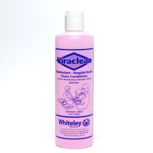 WHITELEY Viraclean Hospital Grade Disinfectant - 500ml
