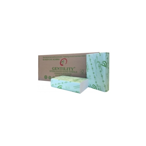 Gentility hand towels green 120s 1ply