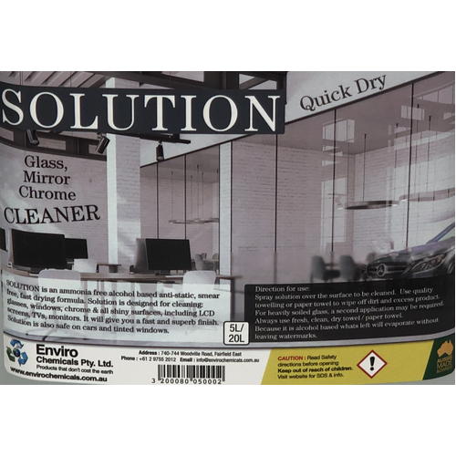 ENVIRO Solution glass cleaner - 20L