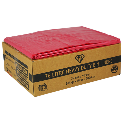 18L Bin Liners Red