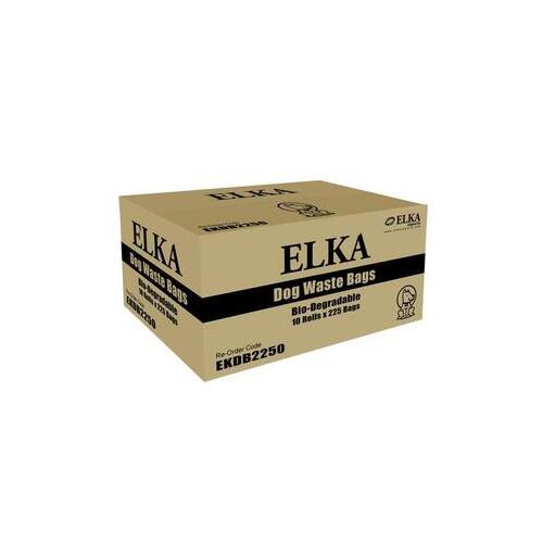 ELKA Degradable Dog Waste Bags - 2250/Box