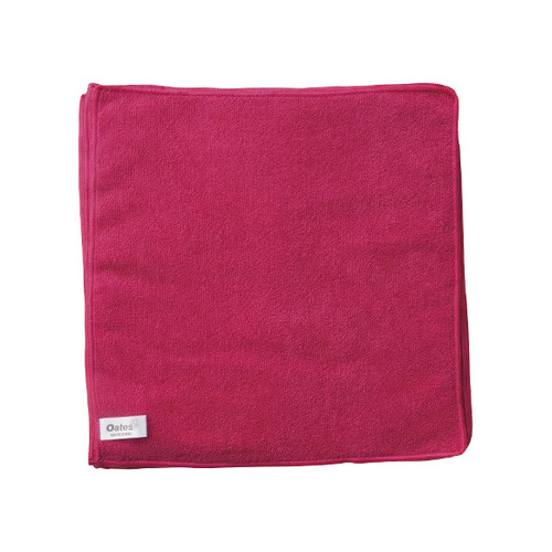 OATES Microfibre Cloths Value - Red - 10 pack