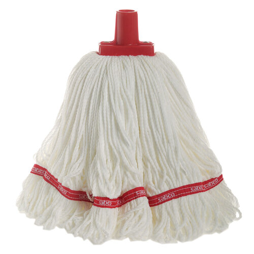 SABCO Red Microfibre Round Mop Head 350g