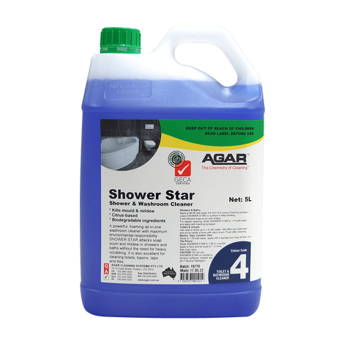 AGAR Shower Star Shower and Washroom Cleaner - 5L